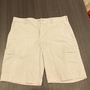 Nike Men's White Cargo Shorts